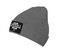 Baggy Knit Winter Cap Stop G-UNS Ban Assault Weapons Now Winter Hats Breathable Knitted Beanies Cap for Travel Teens Women