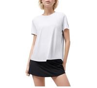 Baggy T Shirts For Women Uk,Mesh Ice Silk Short Sleeved Men'S And Women'S Versatile Solid Color Shirt Casual Round Neck Short Sleeved Top