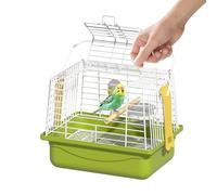 BAGHBPM Small Bird cage,Travel Cage for Birds and Small Animals, Parakeet cage,Bird Carrier Travel cage,Bird Travel cage, jaulas para pájaros,Green,(Size:S,M,L) (S)