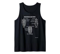 Baghdad Battery - Technical Drawing Blueprint Tank Top