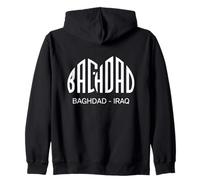 Baghdad, Iraq Capital Tour Tourists Iraqis Vacation Zip Hoodie