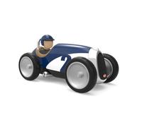 Baghera | Mini Toys Cars | Racing Car Blue | Retro Ride On Car | Durable ABS Plastic | For Children 12 Months and Older | An ideal Babyshower or Birthday Gift