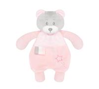 bagigi Doudou Newborn Baby Plush Rattle Toy 0 Months + (Pink Bear)