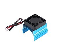 Bagima Electric Motor Heat Sinks to Fit 775 Motor Rc Motor Heat Sink 4×4×4 Universal Cooling Fin Set Heat Sink with Fan for 1 10 Rc Car 4074 4274 1515 Motor