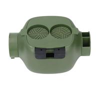 baginbaginbag Coffee Knock Box for Grounds Collection, Easy Cleaning, Space Saving, Durable ABS Plastic, Elegant Design, Compatible with Various Coffee Machines, Quiet Operation (Green)