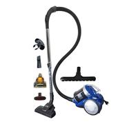 Bagless cyclonic vacuum cleaner with a set of attachments and a beater 900w
