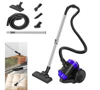 Bagless Cylinder Vacuum Cleaner, 1000W High Power Motor for Pets, 1.5 Litre Capacity, 4m Power Cord with Auto-coiling Function, 4 Stage HEPA Filter for Dust, Dirt, Compact and Lightweight, Blue