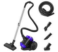 Bagless Cylinder Vacuum Cleaners with HEPA filter, 1.5LDust Collection Cup, Brush, Crevice Nozzle Tool, 1200W Powerful Motor, 17KPA Powerful Suction, Pet Hair Bagless Vacuums, Wet & Dry Vacuum Cleaner