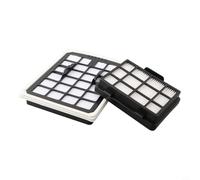 Bagless Fleece Vacuum Container Exhaust Filters Nen180 for Eureka Canister Fabric Cleaner - Replacement Cup for Set Filter Washable (2-Piece Set)