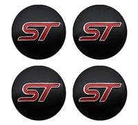 BAGLEV 4PCS Center Hub Caps Covers Rustproof Wheel Center Cover Cap,For Ford ST Focus x 2 3 Kuga Fiesta Mondeo 60mm 56mm Water/DustReplacement Wheel Caps Wheel Accessories,C-56MM