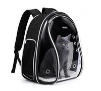 BAGLHER Pet Carrier Backpack Bubble - Airline-Approved Backpack Carrier for Small Cats Puppies Dogs Bunny,Space Capsule Dog Carrier Backpack for Travel Outdoor Hiking Black