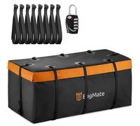 BagMate 20ft³ Waterproof Hitch Cargo Carrier Bag, Durable PVC Tarpaulin Hitch Mount Cargo Carrier Cargo Box w/a Bonus Lock, Heavy-Duty Straps & Buckles, Easy to Install Vehicle Cargo Carriers