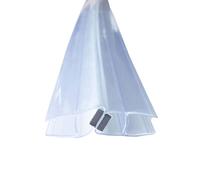Bagnoxx 2X 2m Magnetic Shower Seal (Offset), for 8mm Glass, 135°/180°, Clear, for hinged or Sliding Door, one-Sided Opening