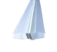 Bagnoxx 2X 2m Shower Seal Offset, Magnetic Seal for Shower Enclosure, 6mm Glass, 135° & 180°, Clear, Magnetic Shower Door Seal for Glass Door or Sliding Door, one-Sided Opening