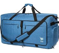 bago Holdall Bags for Men & Women - 120L Spaciously Large Holdall Bag with Shoe Compartment - Travel The World in Style & Convenience - Durable, Lightweight & Foldable Duffle Bag (SnowBlue)