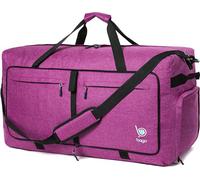 bago Holdall Bags for Men & Women - 120L Spaciously Large Holdall Bag with Shoe Compartment - Travel The World in Style & Convenience - Durable, Lightweight & Foldable Duffle Bag (SnowPink)