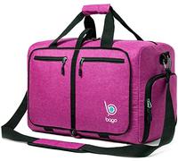 bago Holdall Bags for Men & Women - 40L Spacious Holdall Bag with Shoe Compartment - Save Time & Travel The World in Style & Convenience - Durable, Lightweight & Foldable Duffle Bag (SnowPink)
