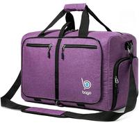 bago Holdall Bags for Men & Women - 40L Spacious Holdall Bag with Shoe Compartment - Save Time & Travel The World in Style & Convenience - Durable, Lightweight & Foldable Duffle Bag (SnowDepPurple)