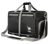 bago Holdall Bags for Men & Women - 40L Spacious Holdall Bag with Shoe Compartment - Save Time & Travel The World in Style & Convenience - Durable, Lightweight & Foldable Duffle Bag (Black)