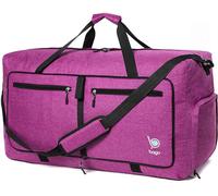 bago Holdall Bags for Men & Women - 80L Spacious Holdall Bag with Shoe Compartment - Save Time & Travel The World in Style & Convenience - Durable, Lightweight & Foldable Duffle Bag (SnowPurple)