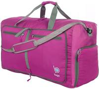 bago Holdall Bags for Men & Women - 80L Spacious Holdall Bag with Shoe Compartment - Save Time & Travel The World in Style & Convenience - Durable, Lightweight & Foldable Duffle Bag (Pink)