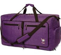 bago Holdall Bags for Men & Women - 80L Spacious Holdall Bag with Shoe Compartment - Save Time & Travel The World in Style & Convenience - Durable, Lightweight & Foldable Duffle Bag (SnowDepPurple)