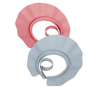 Bago Visor - 9.45x1.57 Inch Shower Cap | Shampoo Shield, 2 Pieces Waterproof Protection - Safe Bath Visor - for Adults Bathing Swimming Home Bath
