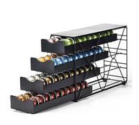 Bagoo Coffee Pods Holder for Nespresso Vertuoline Drawer Multi Tier for Vertuo Capsules Storage (4 Tier)