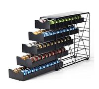 Bagoo Coffee Pods Holder for Nespresso Vertuoline Drawer Multi Tier for Vertuo Capsules Storage (5 Tier)
