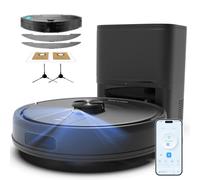 Bagotte Robot Vacuum and Mop, 6000Pa Robot Vacuums Cleaner with Self-Emptying, 90 Days Hands-Free, LiDAR Navigation, Fast Home Mapping for Pet Hair, Hard Floors