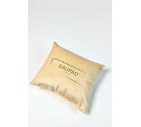 Bagpad Handbag Shaper Large in Beige with Gold Logo Velvet | Custom-made bag pillow to keep your bag in shape