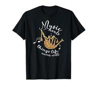 Bagpipe Music Heals Things Life Never Will Bagpiper Scotland T-Shirt