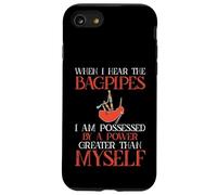 Bagpipes Humor Possessed by Great Power Bagpiper Case for iPhone SE (2020) / 7/8