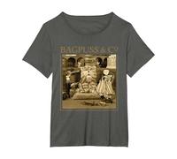 Bagpuss & Co Prof Yaffle Gabriel & Madeleine Retro T-Shirt, Women's Plus, Asphalt Grey, 6X