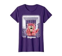 Bagpuss & Co Retro Shop Frame Kids TV T-Shirt, Women, Purple, Large