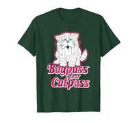 Bagpuss Dear Catpuss Magic Words Retro Kids TV T-Shirt, Men, Dark Green, Small
