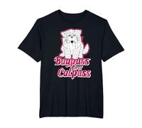 Bagpuss Dear Catpuss Magic Words Retro Kids TV T-Shirt, Men's Big and Tall, Black, 6X Tall