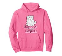 Bagpuss Magic Words Dear Catpuss Retro Kids TV Pullover Hoodie, Adult Unisex, Bright Pink, X-Large