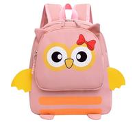 BAGROUPS Cute Yellow Puppy Kids Luggage Backpack, Small Backpack for Boys and Girls, Kids Age 2-5 Years, pink