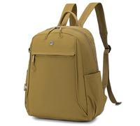 BAGROUPS Travel Backpack Cabin Airplane 40x30x15cm For British Airways Waterproof Laptop Backpack 14 Inch 20L Lightweight Small Anti-theft Hiking Backpacks for Men and Women, Khaki, 40x30x15 cm