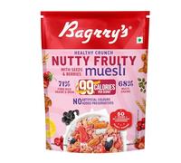 Bagrry's Crispy Nutty Fruity Cereal with Seeds and Berries 15oz Bag 89% Fruit, Nuts, Grains and Seeds, No Artificial Colours