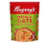 Bagrry's Masala Oats 500g Bag | Spicy Tomatoes | Protein Source | Rich in Fibre | Helps with Weight Management | Daily Delicious Snack | Healthy Snack | Masala Oats
