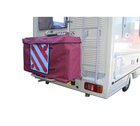 BAGS 4 EVERYTHING Bike Rack Rear Storage Bag (Maroon)