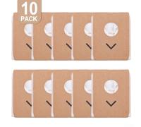 Bags Designed for Eureka Stylus For Elite NEC490BL Cordless Vacuum Cleaner 3L 10 Pack Efficient Debris Holding Capacity (10 PACK)