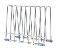 Bags Drying Rack - Freezer Bag Racks | Food Storage Organizer | File Organizers Desktop Book Shelf | Reusable Stainless Steel Dryer Stand For Storagebags Box Lids21x8.89x17.78cm/8.27x3.5x7 Inches