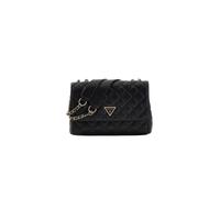 Guess Women's Giully Flap Cross Body Bags One Size Black