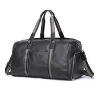 Bags for Women Male Female Travelling Duffle Bag Hand Carry Bags Soft Genuine Leather for Airplane Gym Bag