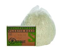 Bags, LLDPE, 10 Gal, 24 X 24, Clear, 0.8 Mil, 100 Bags/CS
