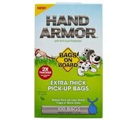 Bags on Board Hand Armour Extra Thick Dog Poo Bags with Leak Proof Pro