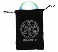 Bags Pouch for Tarot Cards,Mysterious Black Magic Tarot Card Storage Bag | Tarot Card Dice Storage Bag Drawstring Tarot Bag Tarot Card Holder Bag Jewelry Pouch for Tarot Enthusiasts